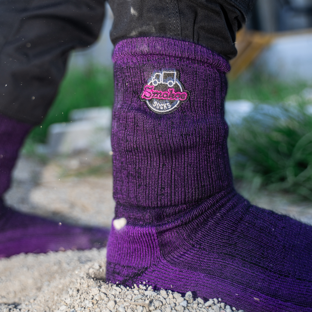 Purple Work Socks