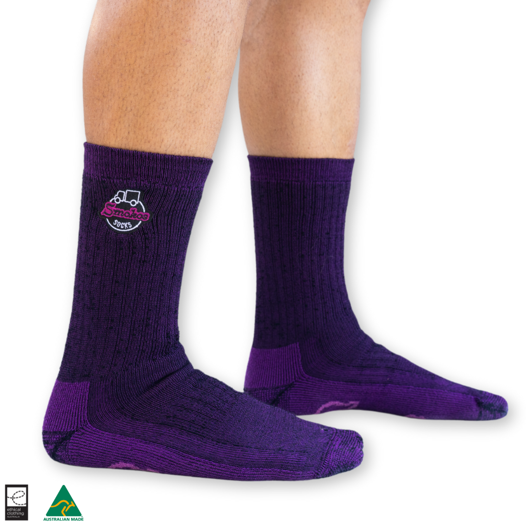 Purple Work Socks