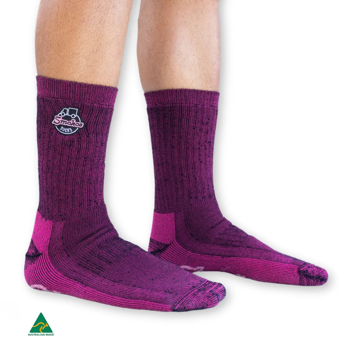 Pink Work Socks