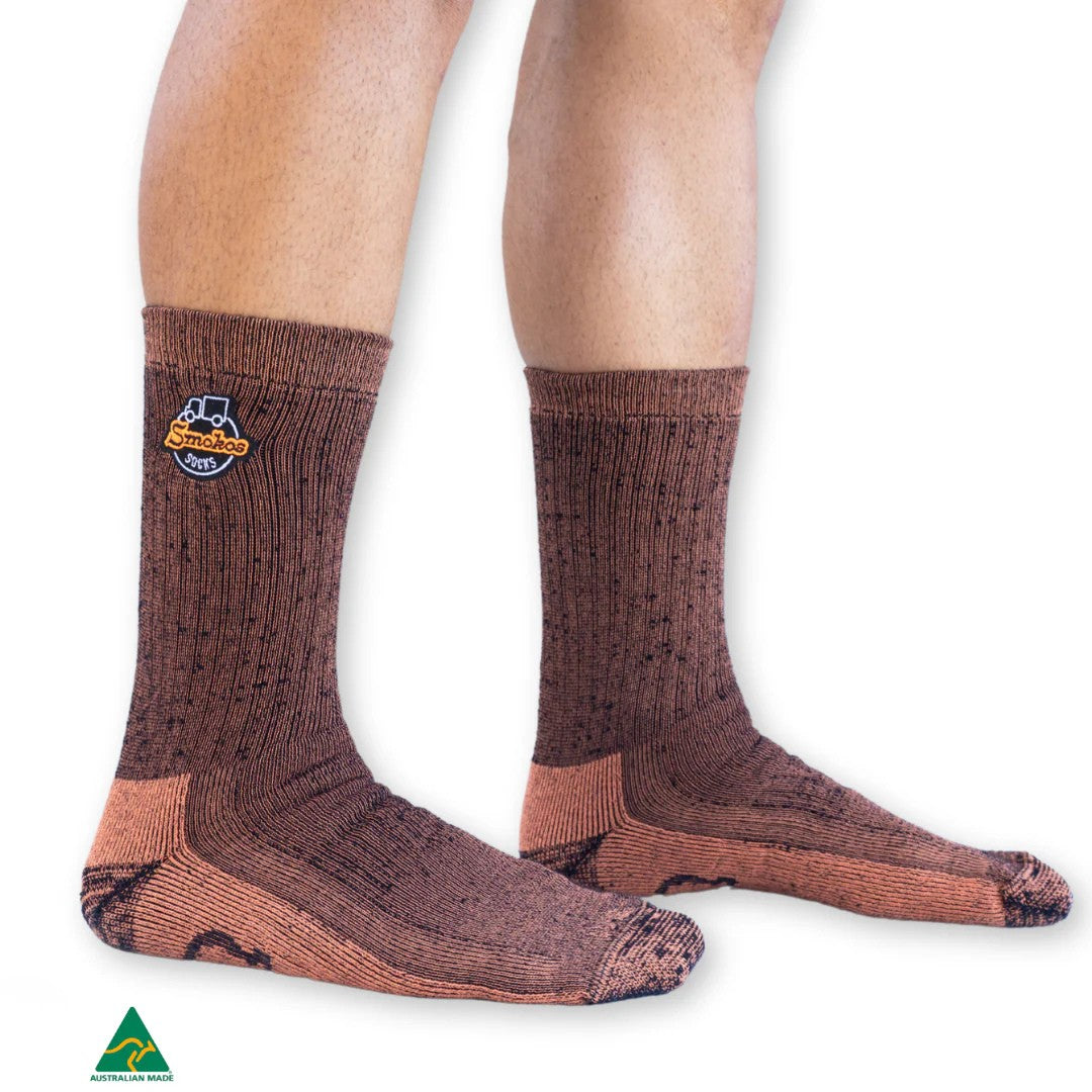 Orange Work Socks